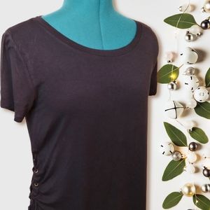 Hollister - Must Have Collection | Black Top with Lace-up Sides, Women's Small